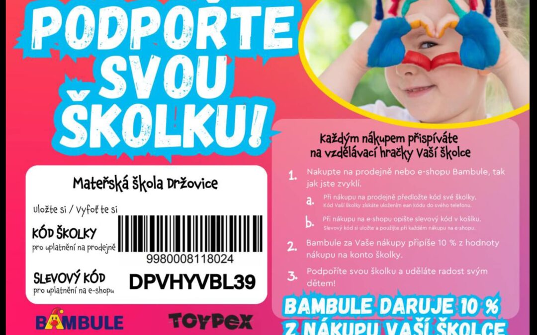 Prosíme podpořte vaši školku